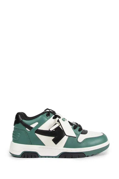 Off-white Out Of Office Sneakers In Green