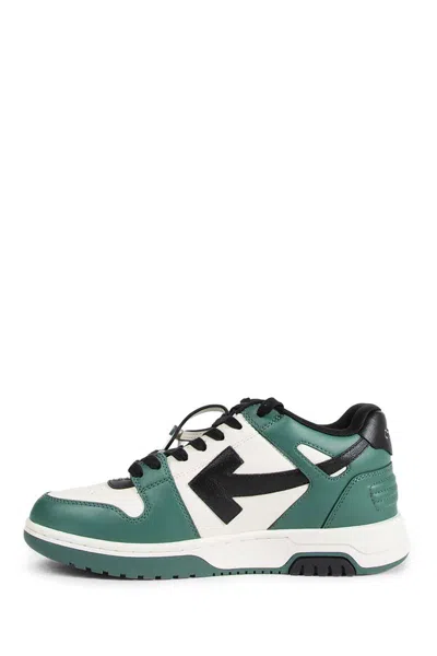 Off-white Out Of Office Sneakers In Green