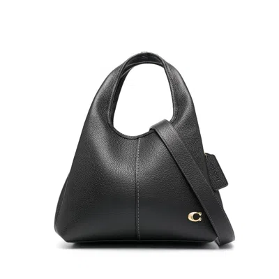 Coach Lana 25 Leather Crossbody Bag In Black