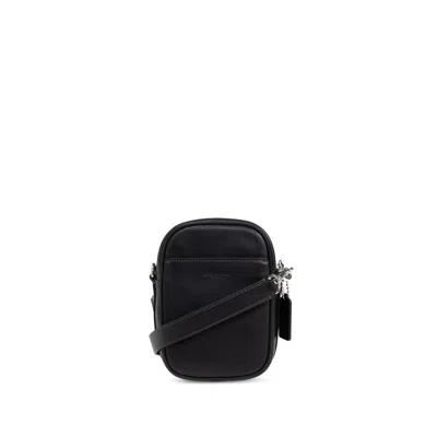 Coach Black Shoulder Bags In Black
