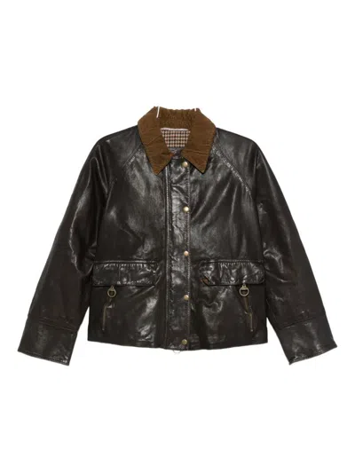The Jack And Jackie Leathers Jackets In Black