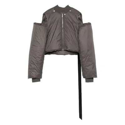Rick Owens Drkshdw Zip-front Cropped Jacket In Multi