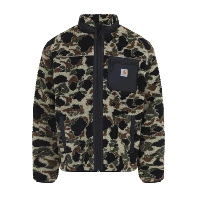 Carhartt Prentis Liner Camouflage-pattern Fleece Jacket In Multi