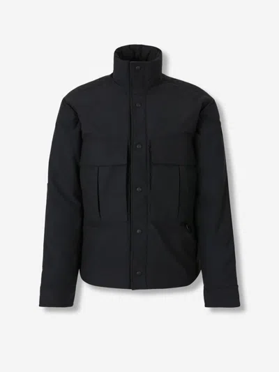 Canada Goose Logo-patch Padded Jacket In Black