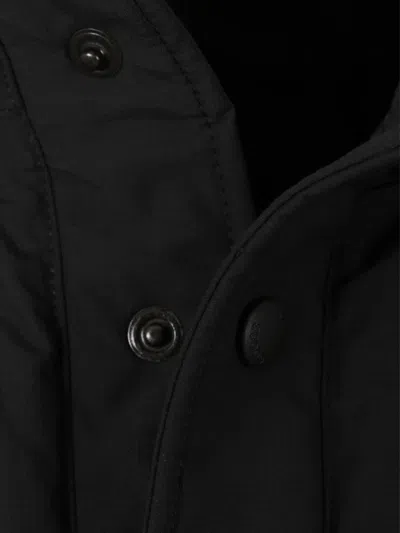 Canada Goose Logo-patch Padded Jacket In Black