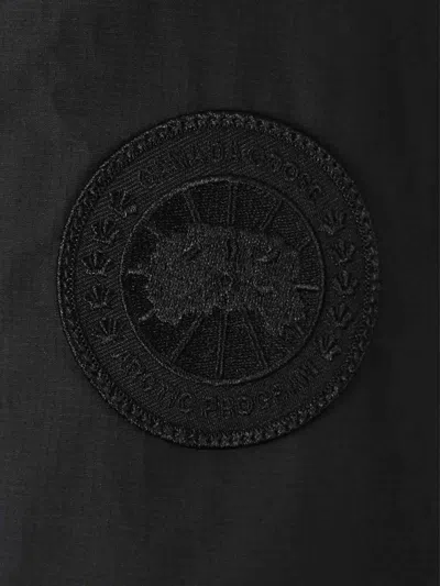 Canada Goose Logo-patch Padded Jacket In Black