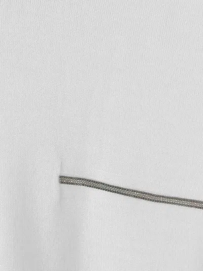Peserico Ribbed-hem Embellished Sweater In Neutral