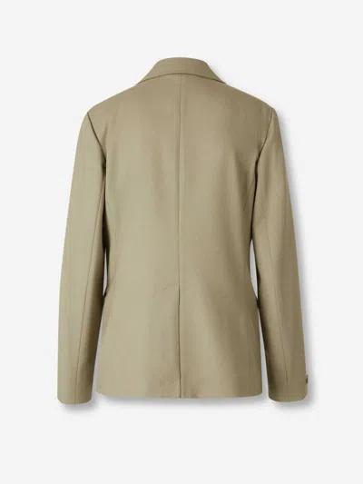 Peserico Straight Closure Blazer In Neutral