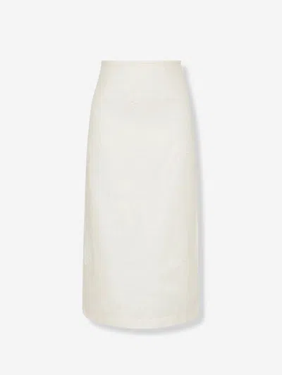 Sir . Alessandra Midi Skirt In White