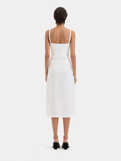 Sir . Alessandra Midi Skirt In White