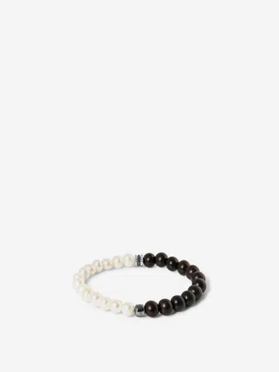 Tateossian Gear Trio Bracelet In Black
