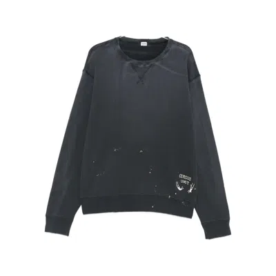 Chimala Paint-splatter Sweatshirt In Blue