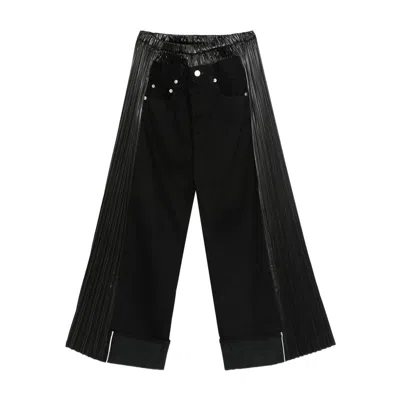 Junya Watanabe Rolled-hem Casual Pants In Black