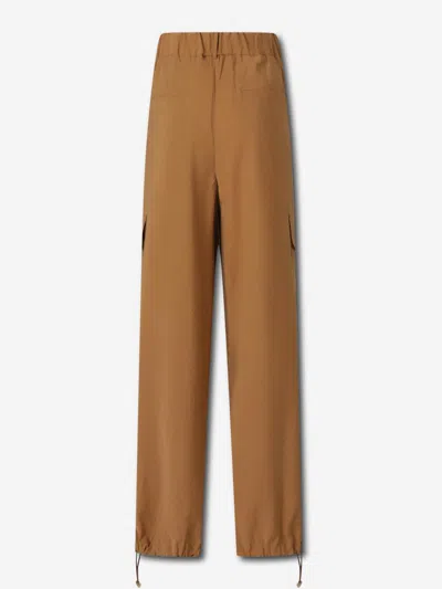 Silvia Tcherassi Darnell Cargo Trousers In Brown