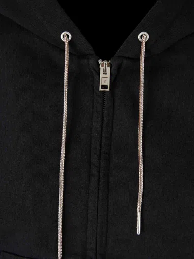Alexander Wang Hoodie Zipper In Black