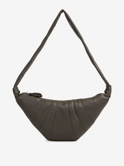 Lemaire Croissant Shoulder Bag In Gray