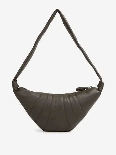 Lemaire Croissant Shoulder Bag In Gray