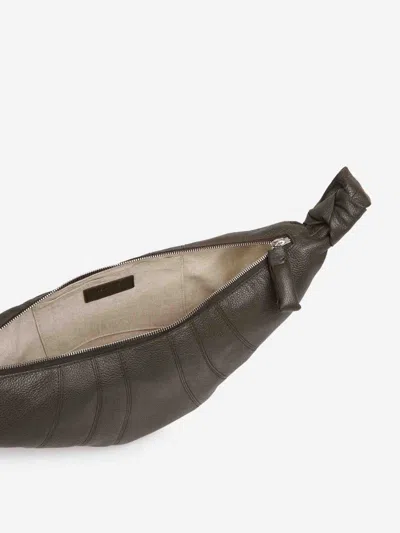 Lemaire Croissant Shoulder Bag In Gray