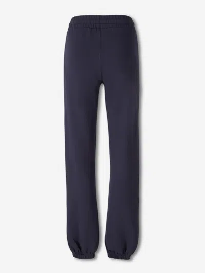 Off-white Ink Logo-print Track Pants In Blue