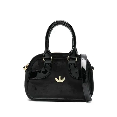 Adidas Originals Logo-plaque Tote Bag In Black