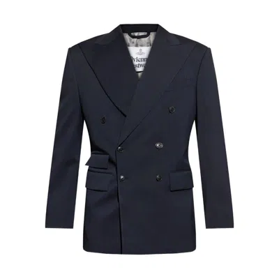 Vivienne Westwood Double-breasted Blazer In Blue