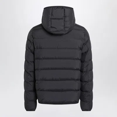 Moncler Midnight Blue Polyester Montbrocq Down Jacket In Blue