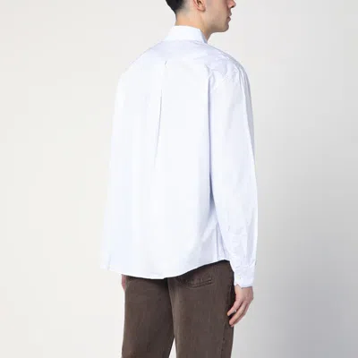 Our Legacy Cotton Shirt Featuring Chest Pocket And Long Sleeves In White