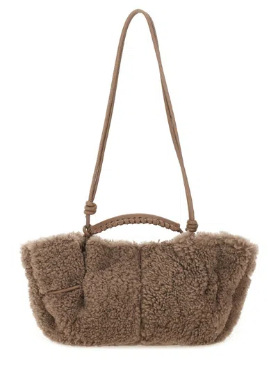 Hereu "arta Curly" Mini Bag In Gray