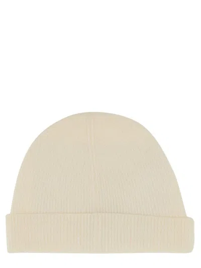Apc A.p.c. Berretto In Lana Con Logo Unisex In Neutral