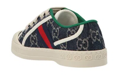Gucci (gs)   Tennis 1977 Sneaker 'blue Ivory Gg Denim' In Multi