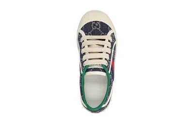 Gucci (gs)   Tennis 1977 Sneaker 'blue Ivory Gg Denim' In Multi