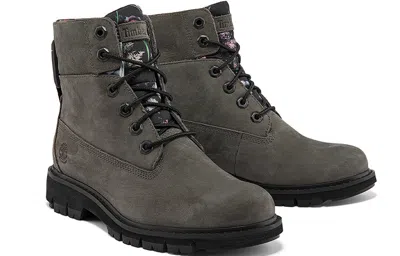 Timberland (wmns)  Lucia Way 6 Inch Waterproof Roll Top Boots 'grey And Floral' In Gray
