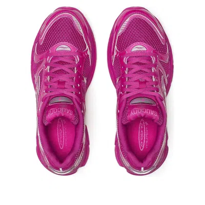 Saucony Progrid Triumph 4 'glossy Pink' In Purple