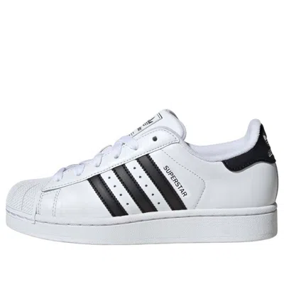 Adidas Originals Superstar Ii Stripe-detail Sneakers In White