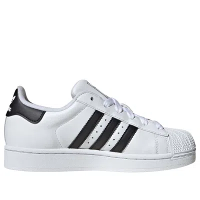 Adidas Originals Superstar Ii Stripe-detail Sneakers In White