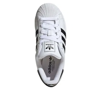 Adidas Originals Superstar Ii Stripe-detail Sneakers In White