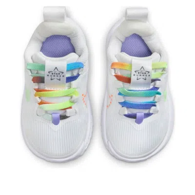 Nike (td)  Star Runner 4 Next Nature Se 'white Vapor Green' In Multi