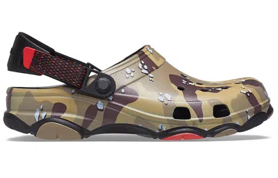Crocs Classic Clog Desert Camouflage Beach Unisex Black Brown Sandals