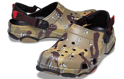 Crocs Classic Clog Desert Camouflage Beach Unisex Black Brown Sandals