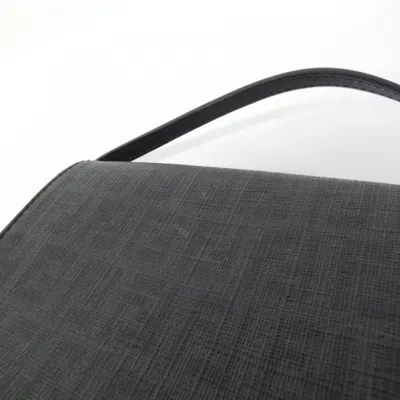 Pre-owned Fendi Black Coated Canvas Shoulder Bag ()