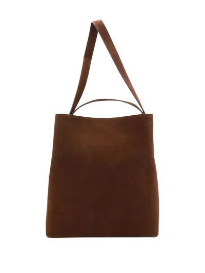Aesther Ekme Cacao Colored Suede Bag In Brown