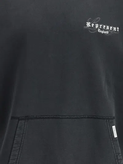 Represent England Legacy Hoodie In Gray
