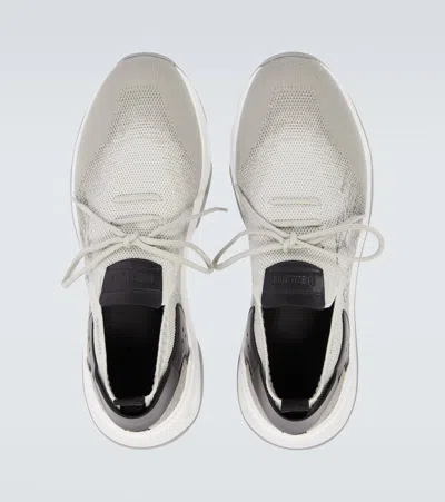 SHADOW皮革边饰运动鞋