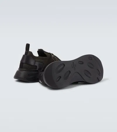 SHADOW皮革边饰运动鞋