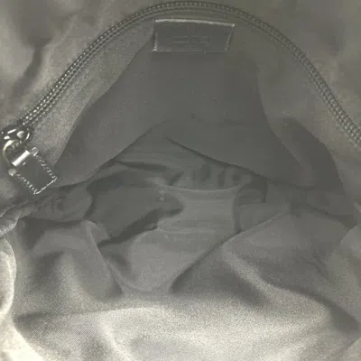 Pre-owned Gucci Black Gg Canvas Leather Tote Bag ()