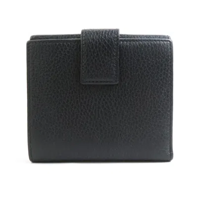 Pre-owned Gucci Black Leather Wallet (bi-fold) ()