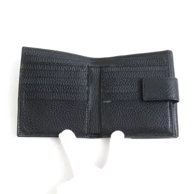 Pre-owned Gucci Black Leather Wallet (bi-fold) ()