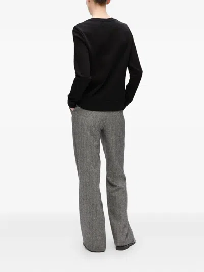 Karl Lagerfeld Sequin-embellished Logo Sweatshirt In Multi