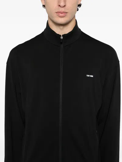 Team Wang Design Logo-printed Track Performance Jacket In Animal Print