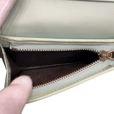Pre-owned Gucci Light Green Leather Wallet (bi-fold) ()